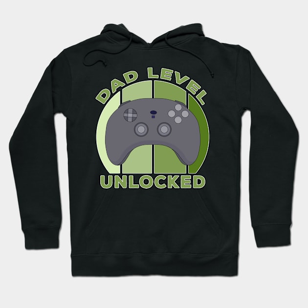 Dad Level Unlocked Hoodie by DiegoCarvalho